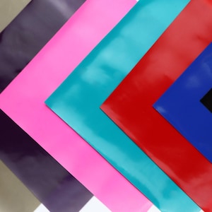 Latex Material Fabric Shiny Vinyl Glossy Rubber Stretch Nylon Metre for Sewing Clothes Clothing Buy Cut to Size