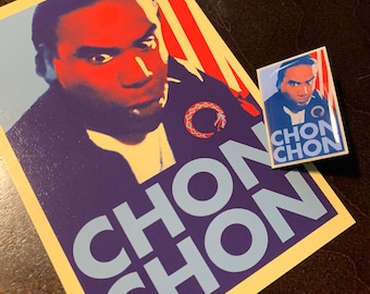 Chon Chon-speld en sticker