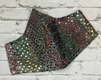 Shiny Mask | Rainbow Sequins Face Mask | Glitter Mask | Sequins Mask | Bling Face Mask | Sparkly Face Mask | Shimmery Mask