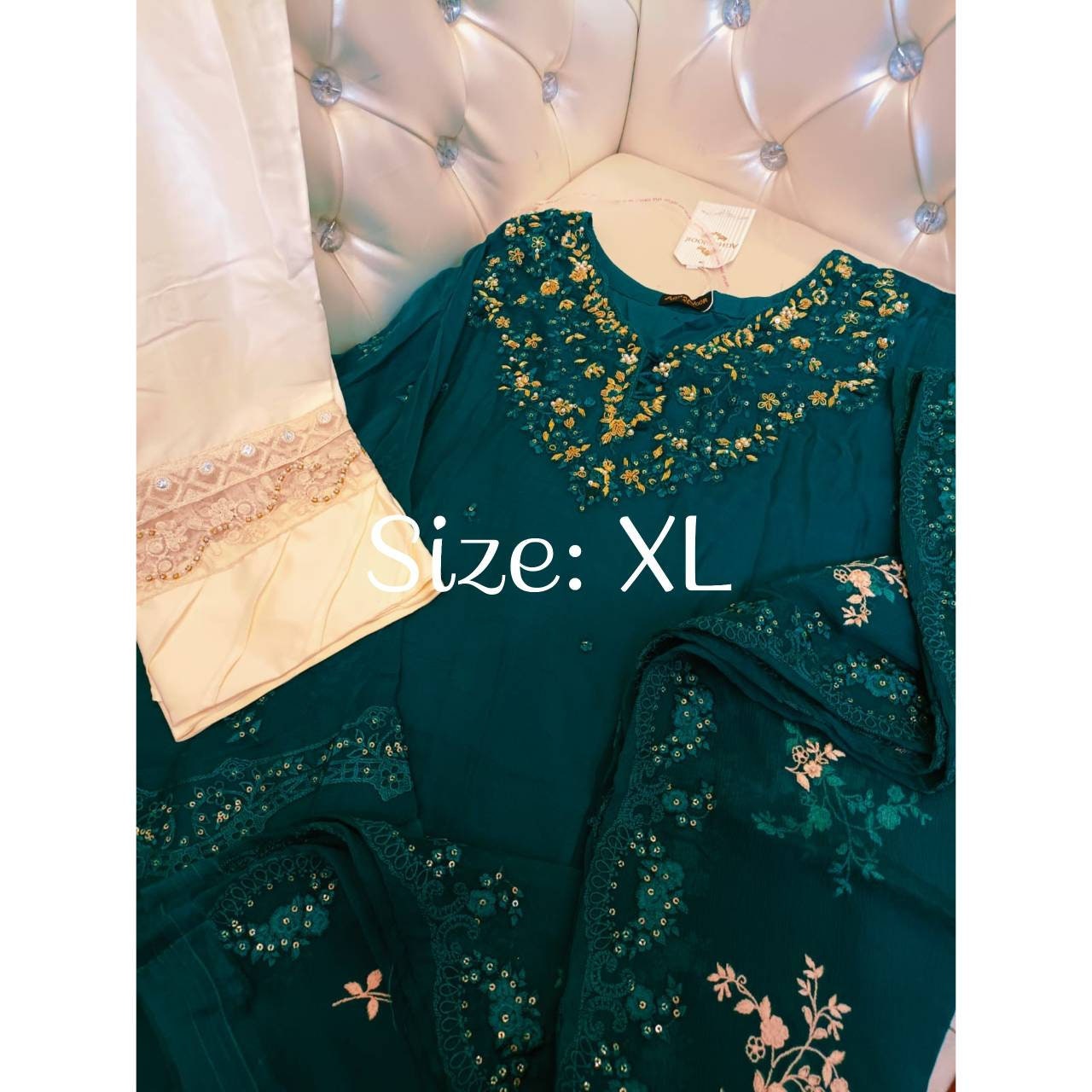 Agha Noor Original - Green, Size: Extra Large - Etsy Agha Noor Original - Green, Size: Extra Large - Etsy