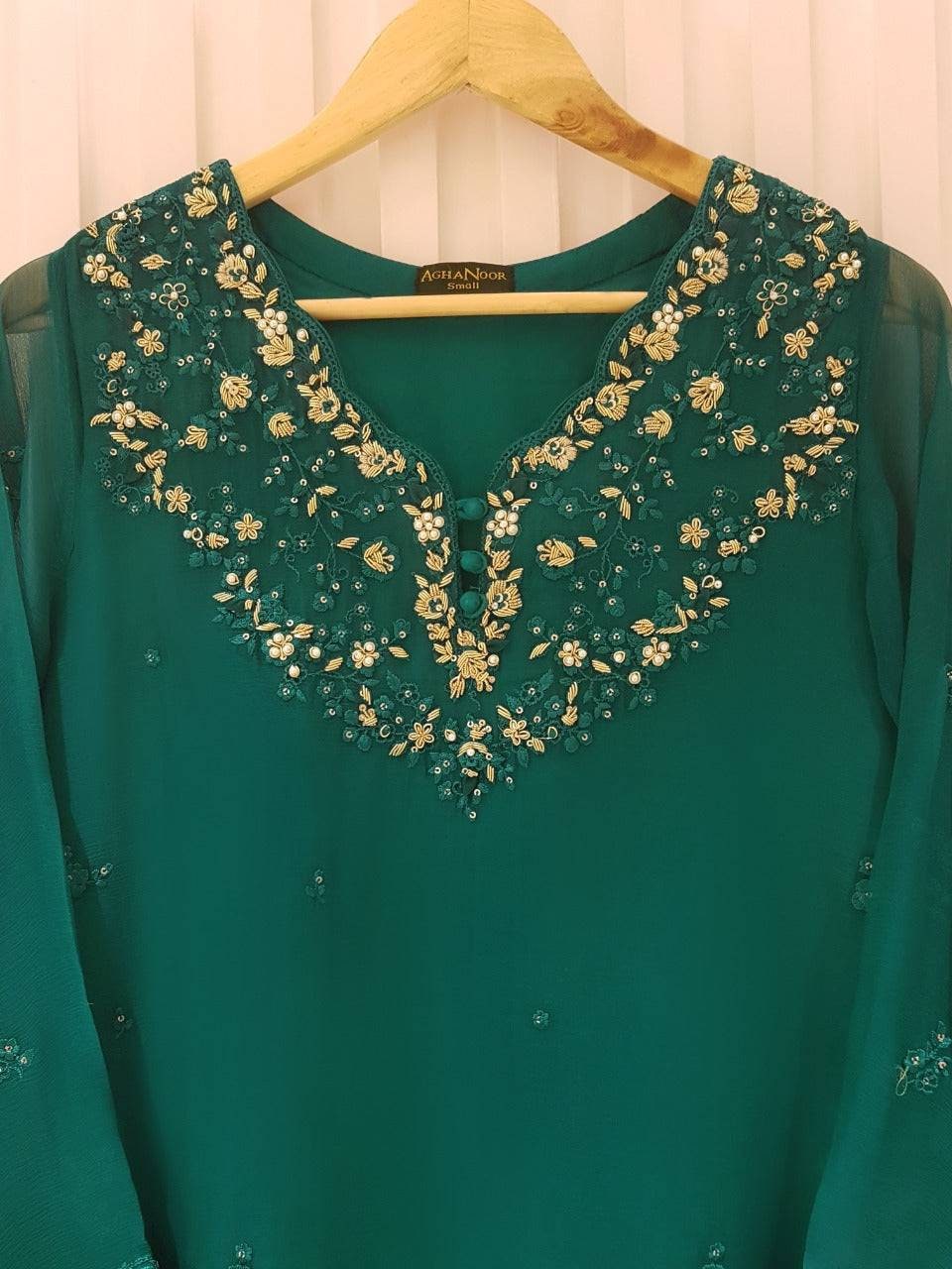 Agha Noor Original - Green, Size: Extra Large - Etsy Agha Noor Original - Green, Size: Extra Large - Etsy