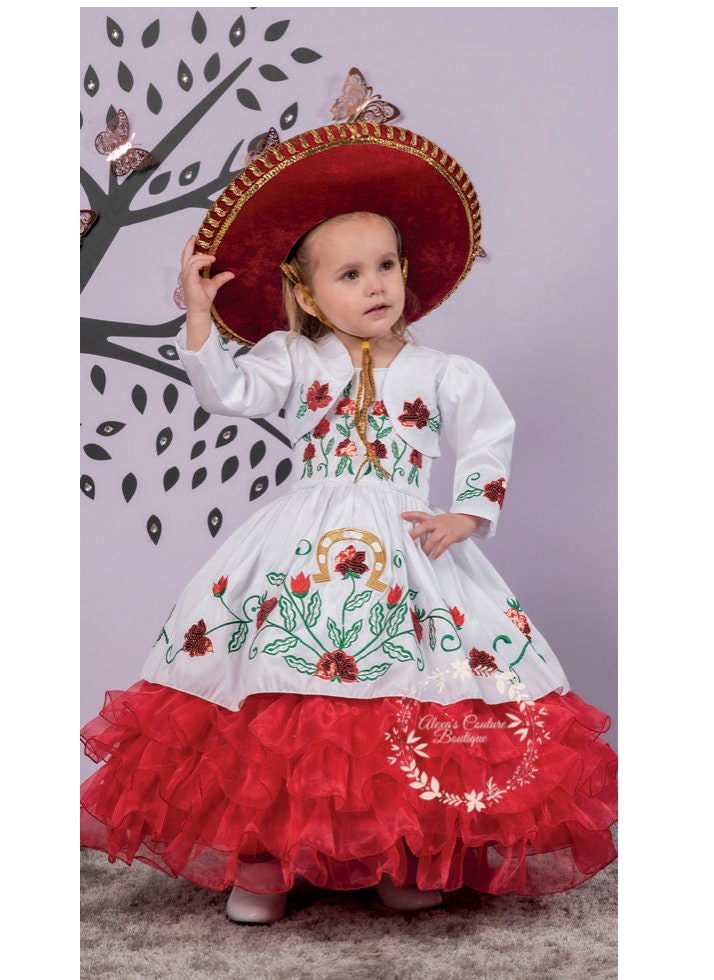 Vestidos Mexicanos Para Niñas - Etsy
