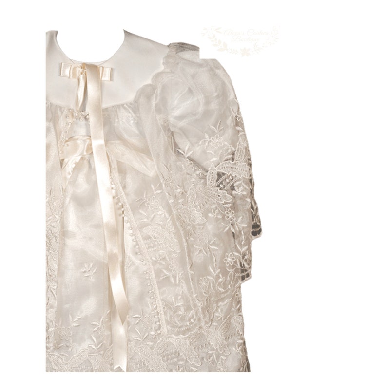 Eco Girls BaptismChristening GownVestido de Bautizo para Nina