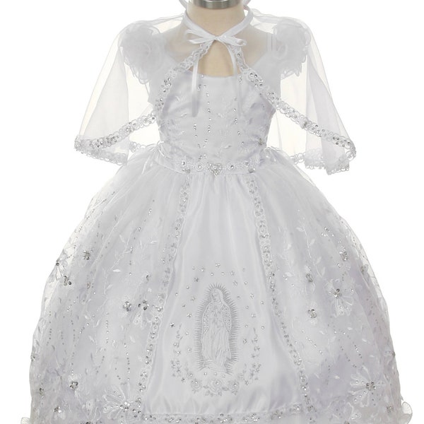 Christening Dress, Girls Complete Baptism Outfit Lace Baptism Dress, Lace Baby Girls Dress, Girls Lace Baptism Dresses