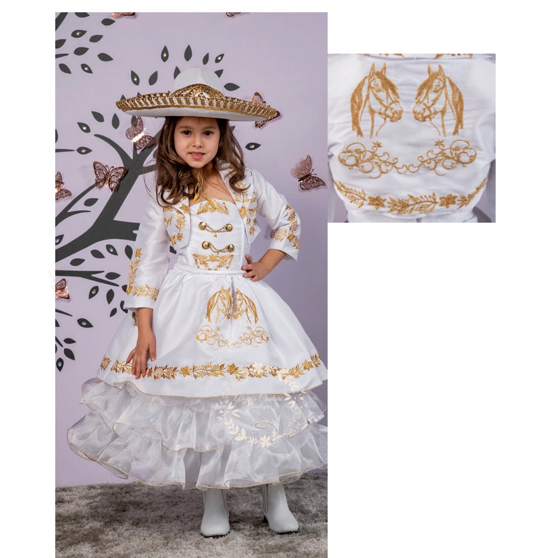 Traje de Charra de Nina Traje de Charra para Nina Vestido de Charra Etsy Mexico