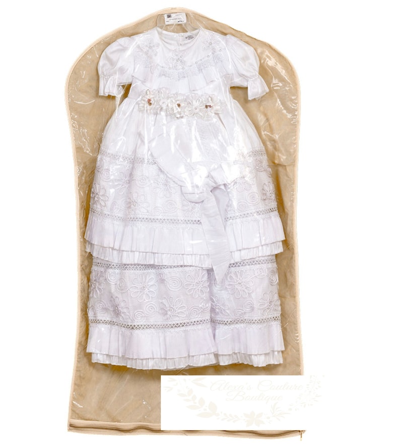 Eco Girls BaptismChristening GownVestido de Bautizo para Nina