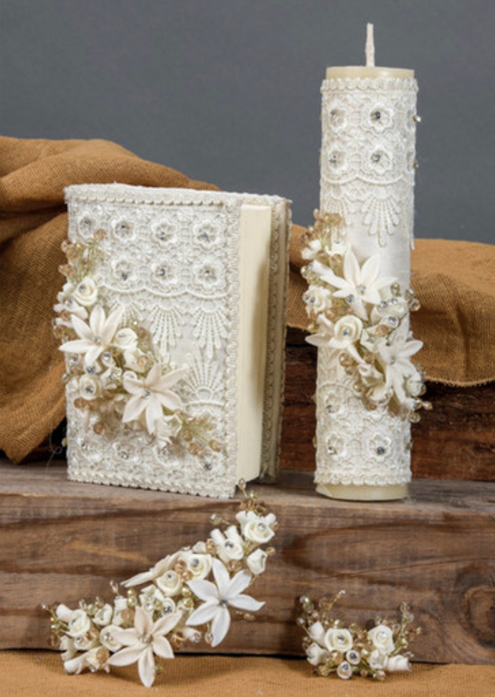 Set de velas de primera comunión/Vela de Prima Comunion Set Etsy