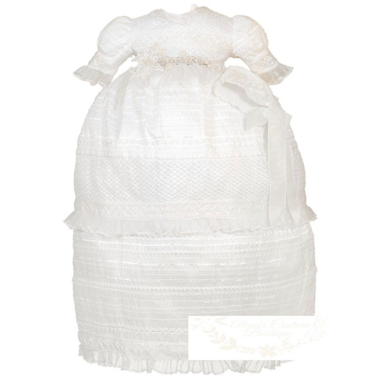 M371 Girls BaptismChristening GownVestido de Bautizo para Nina