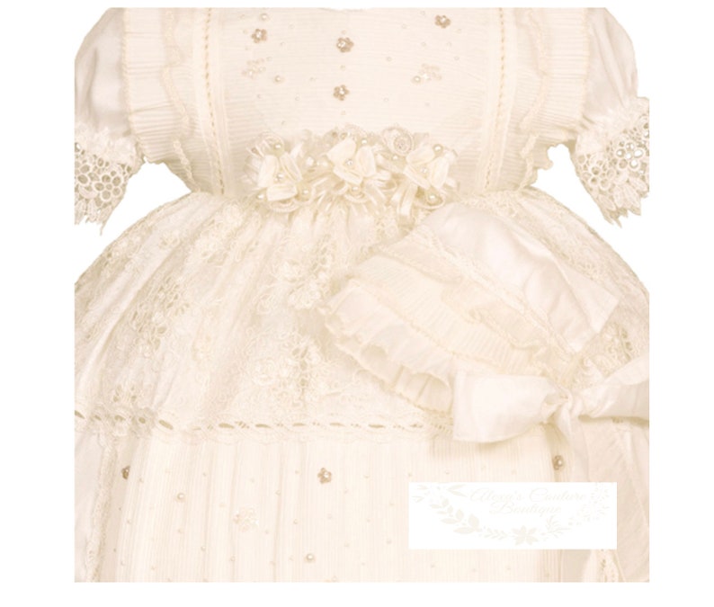 M337 Girls BaptismChristening GownVestido de Bautizo para Nina