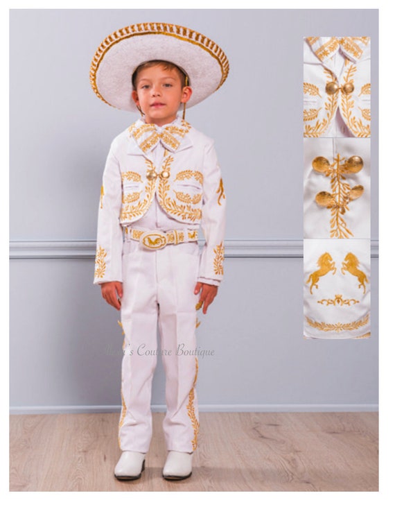 Boys Charro Outfit Included/traje De Charro Para Nino Con - Etsy