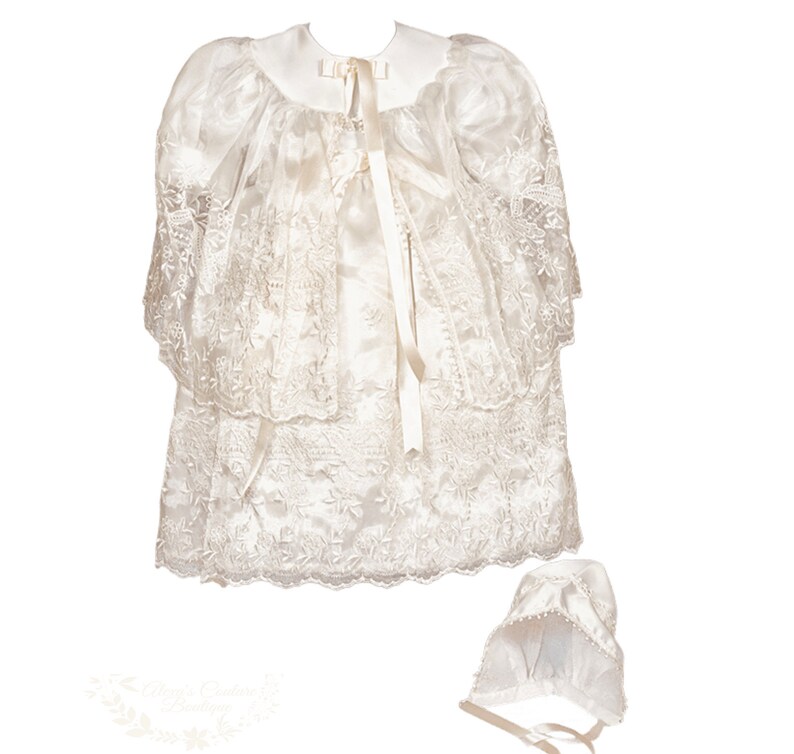 Eco Girls BaptismChristening GownVestido de Bautizo para Nina