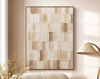 Erdton Texture Art Neutral Wandkunst 3D Texture Art Minimalistische Wandkunst Gips Art Boho Wandkunst Skandinavische Wandkunst Minimalistische Kunst