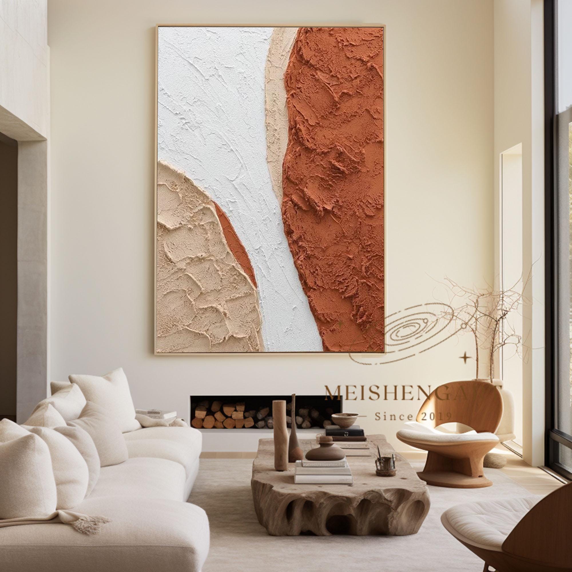 【1点のみ】ウォール 壁掛け絵画 抽象画 テクスチャーアート 重曹 アクリル f6560d2d5789a238a379cbda024ab0