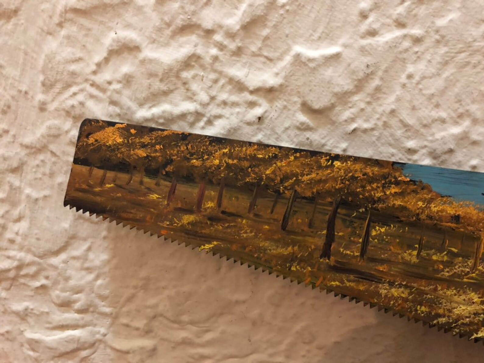 Antique Vintage Hand Painted Hand Saw Made in USA Disston Etsy