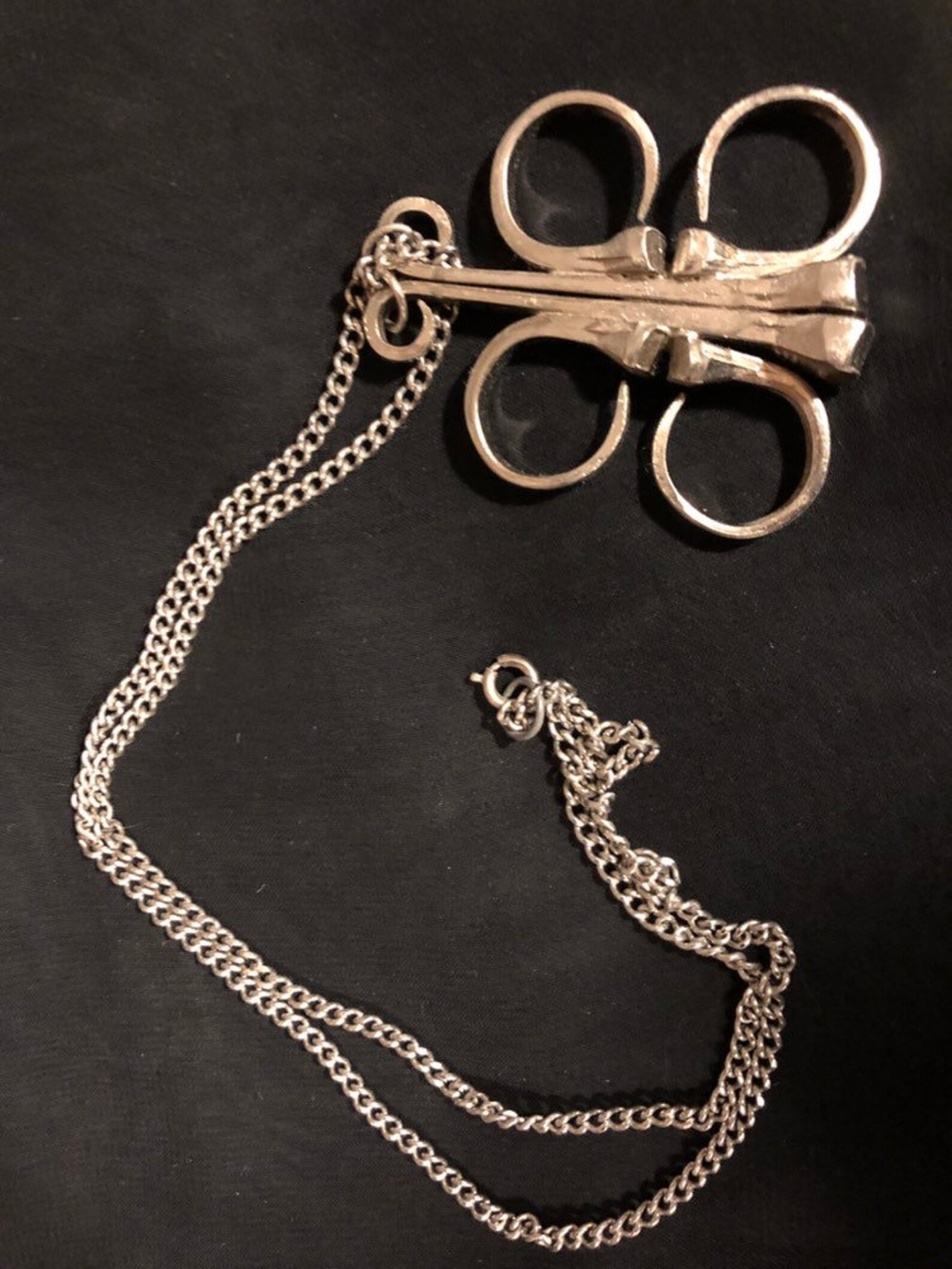 Horseshoe Nail Pendant Etsy