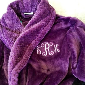 Womens Robe, Plush Robes Fleece Bath Robes for Women Personalized Custom