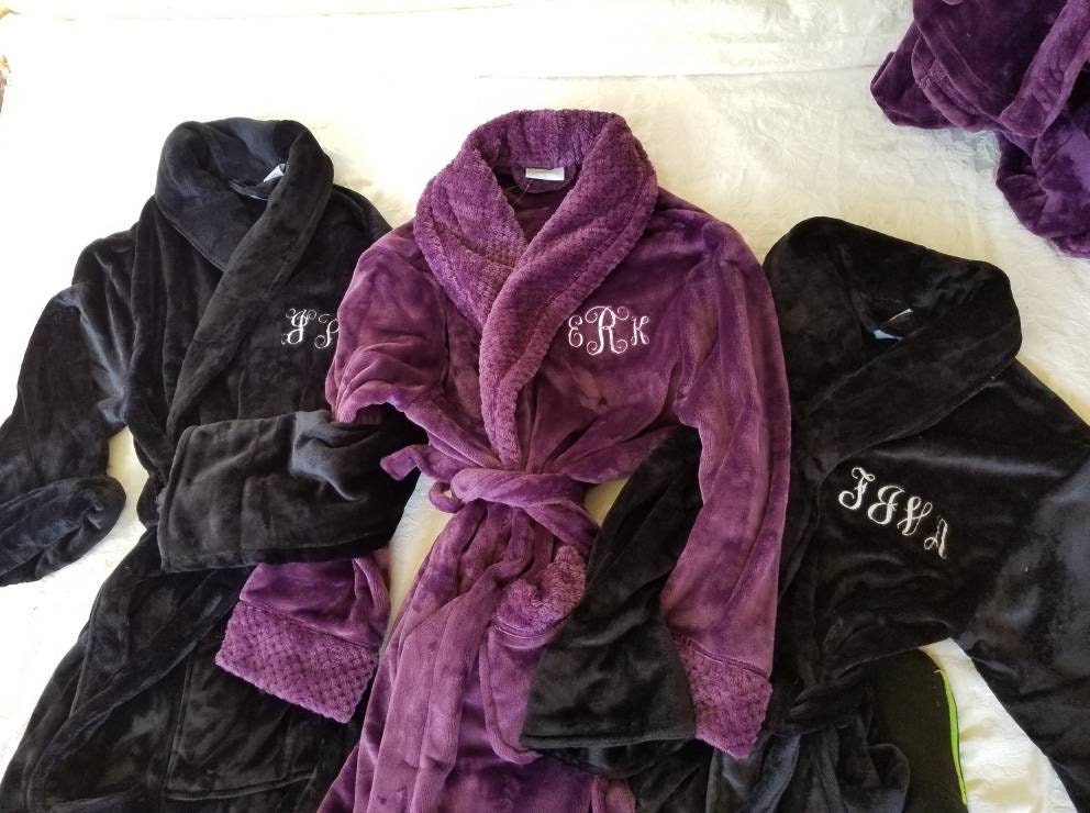 Super Plush Premium Quality Plush Bath Robes Etsy