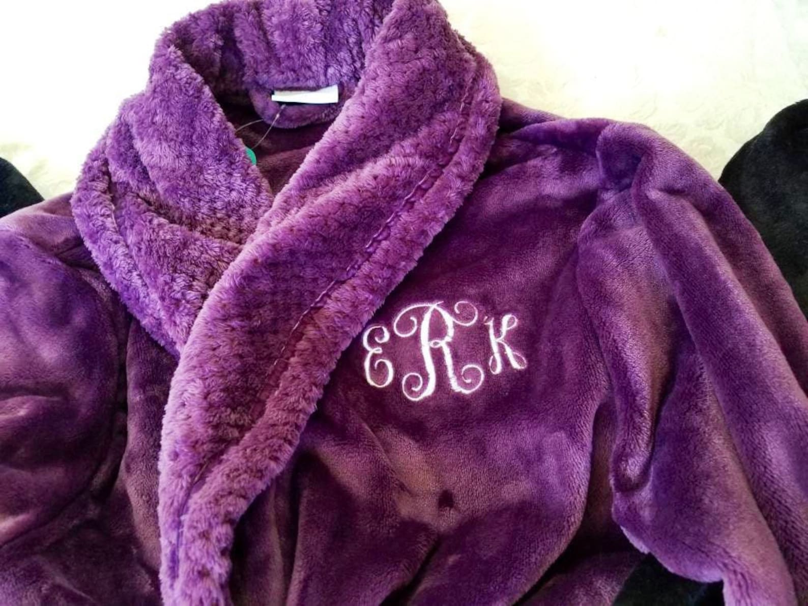 Robe Luxury Personalized Robe Womens Long Embroidered Custom Etsy