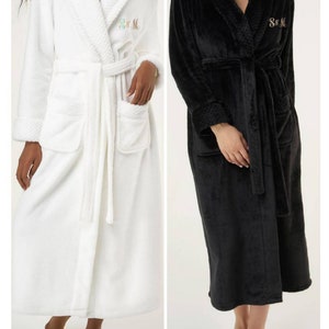 Robes for Mother of the Bride, Personalized Mother of the Groom Long Robes Wedding Gifts image 4