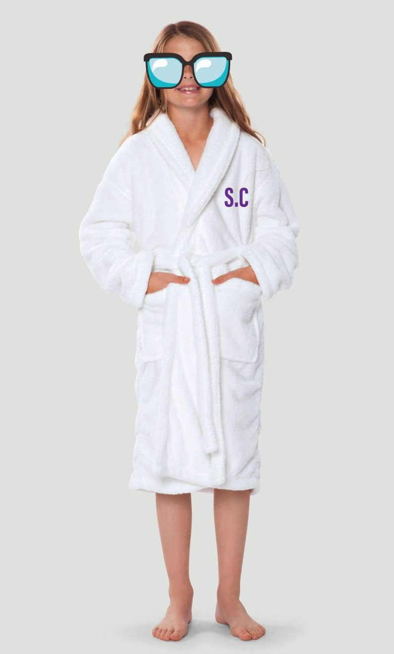 Kids Robes Kids Plush Robes Monogrammed Kids Personalized Etsy