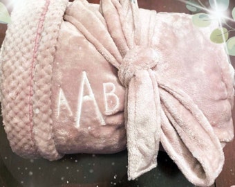 Snuggle-Ready Personalized Women's Fleece Robe