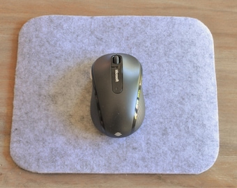 Modernes Filz Mousepad: Rutschfeste Silikonbasis, Schreibtischschutz