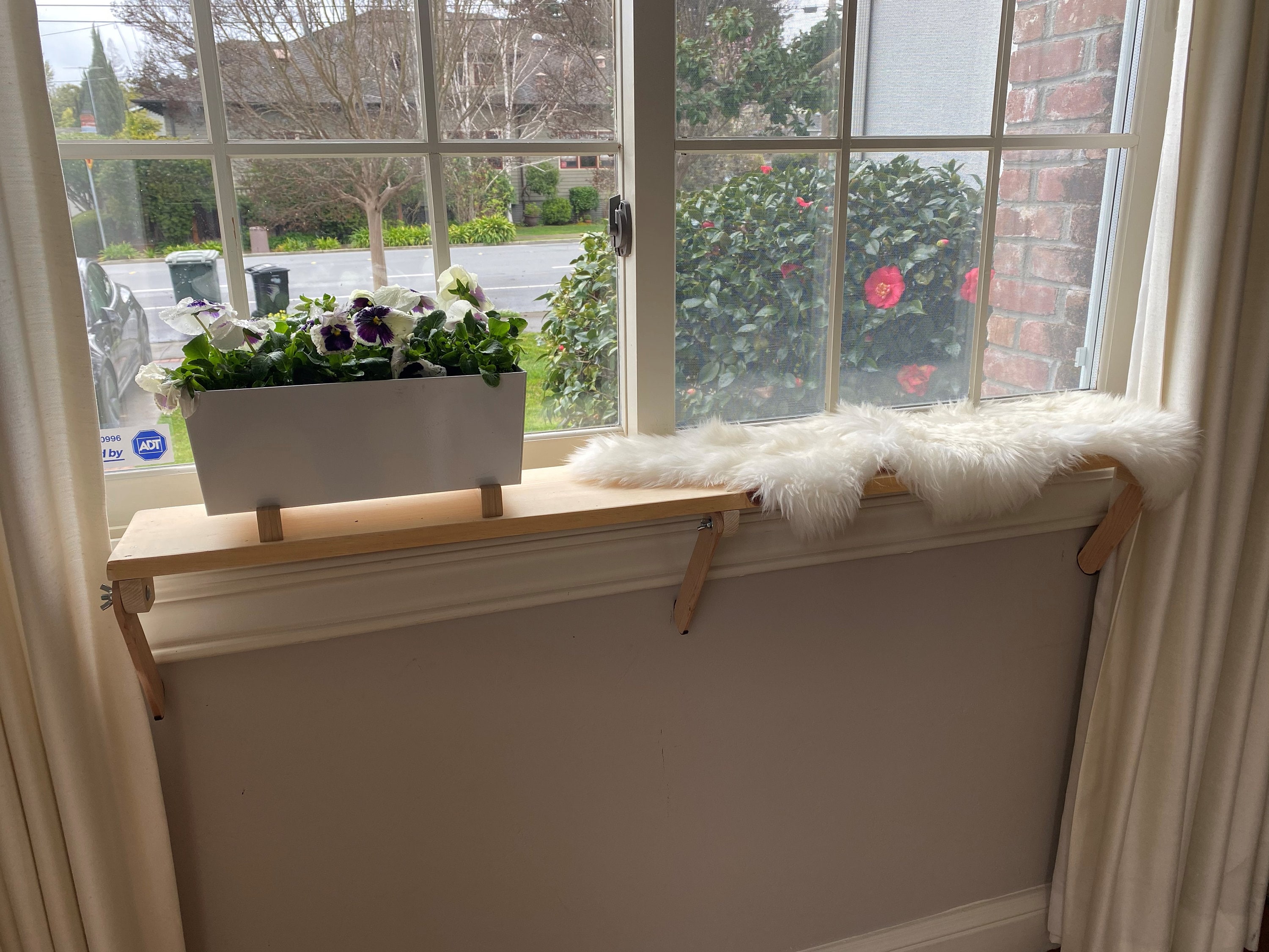 Window Perch Flower Shelf Window Sill Shelf No Tools 9CE