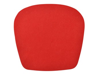 Eames Side Chair seat cushion, felt seat pad, felt chair cover, felt chair cushions, Deep Red, 100% polyester felt, chair cushion Eames