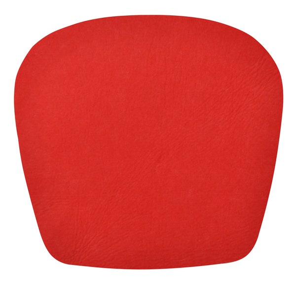 Eames Side Chair seat cushion, felt seat pad, felt chair cover, felt chair cushions, Deep Red, 100% polyester felt, chair cushion Eames