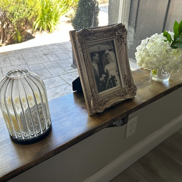 Window Sill | Cat Window Perch | Cat Shelf | No Tools Installation | No Nails Needed | Walnut - Espresso - White - Black Finish |