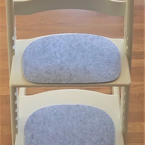 Stokke Tripp Trapp Chair seat and step pad, felt seat cushion, non-slip step pad, felt chair cushion, 100% polyester felt