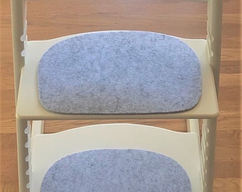 Asiento y estribo de fieltro para silla Stokke Tripp Trapp: cojín antideslizante