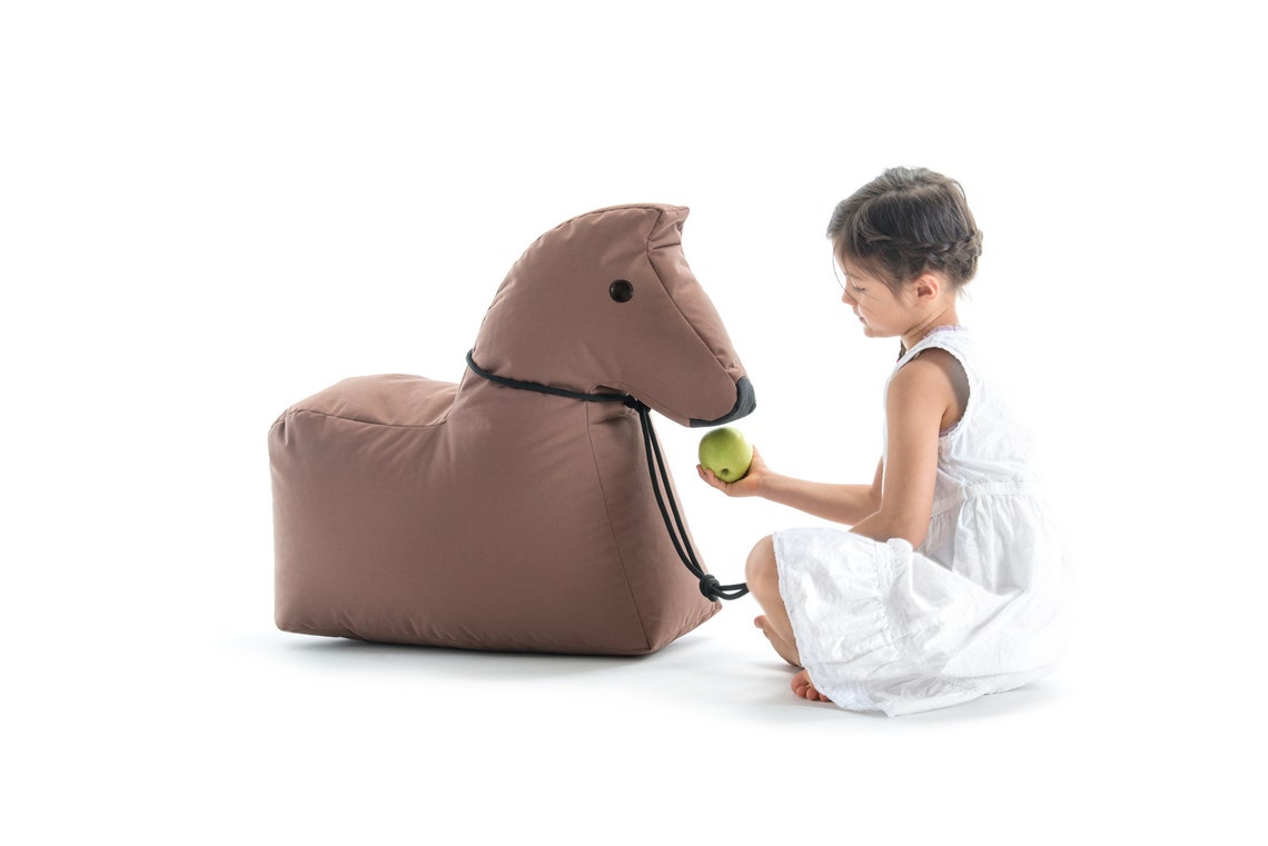 Howard the Horse Bean Bag Chair Kids Animal Bean Bag Cover Etsy