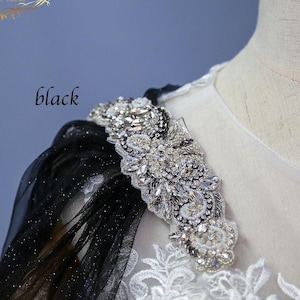 Bridal Opulence V Back ivory Cape Veil Handcrafted with Crystal and Pearl Accents Cathedral Length cape wedding veil Floor Shawl Bridal  28