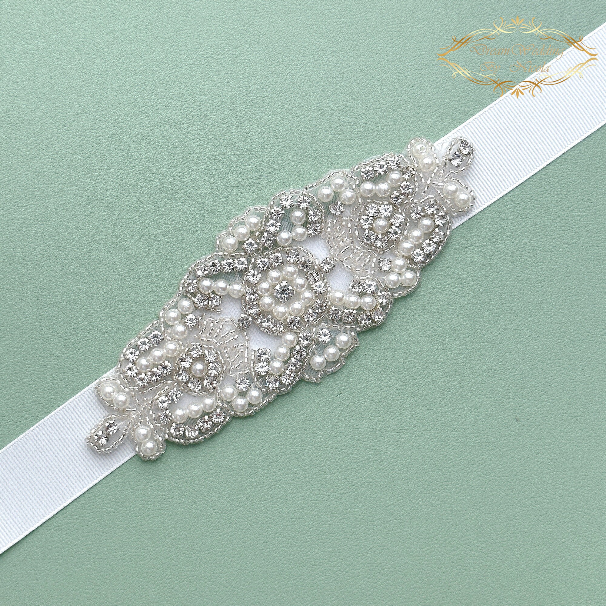 Cintura decorata di perle finte per sposa | SHEIN ALIA