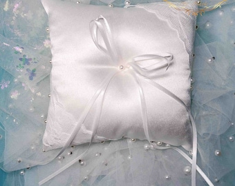 Pearl Ring Bearer Pillow,Pearl Ring Pillow,Wedding Ring Pillow,Ring Pillow,Ring Bearer,Rustic Wedding,Ring Cushion,wedding gift(RP11)