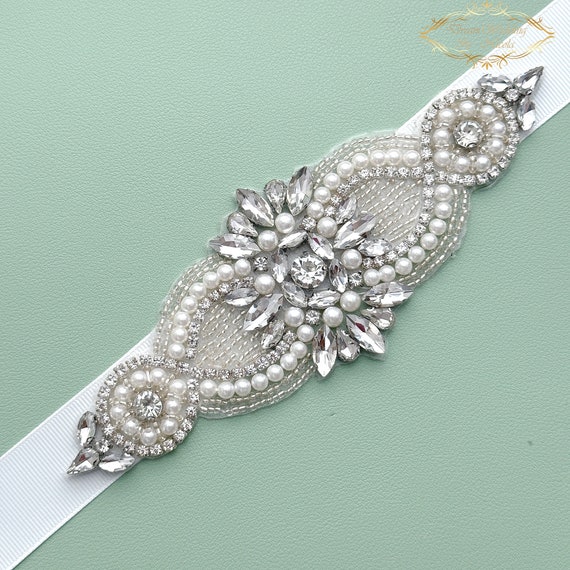 Fascia Cintura da sposa in cristallo Cintura da