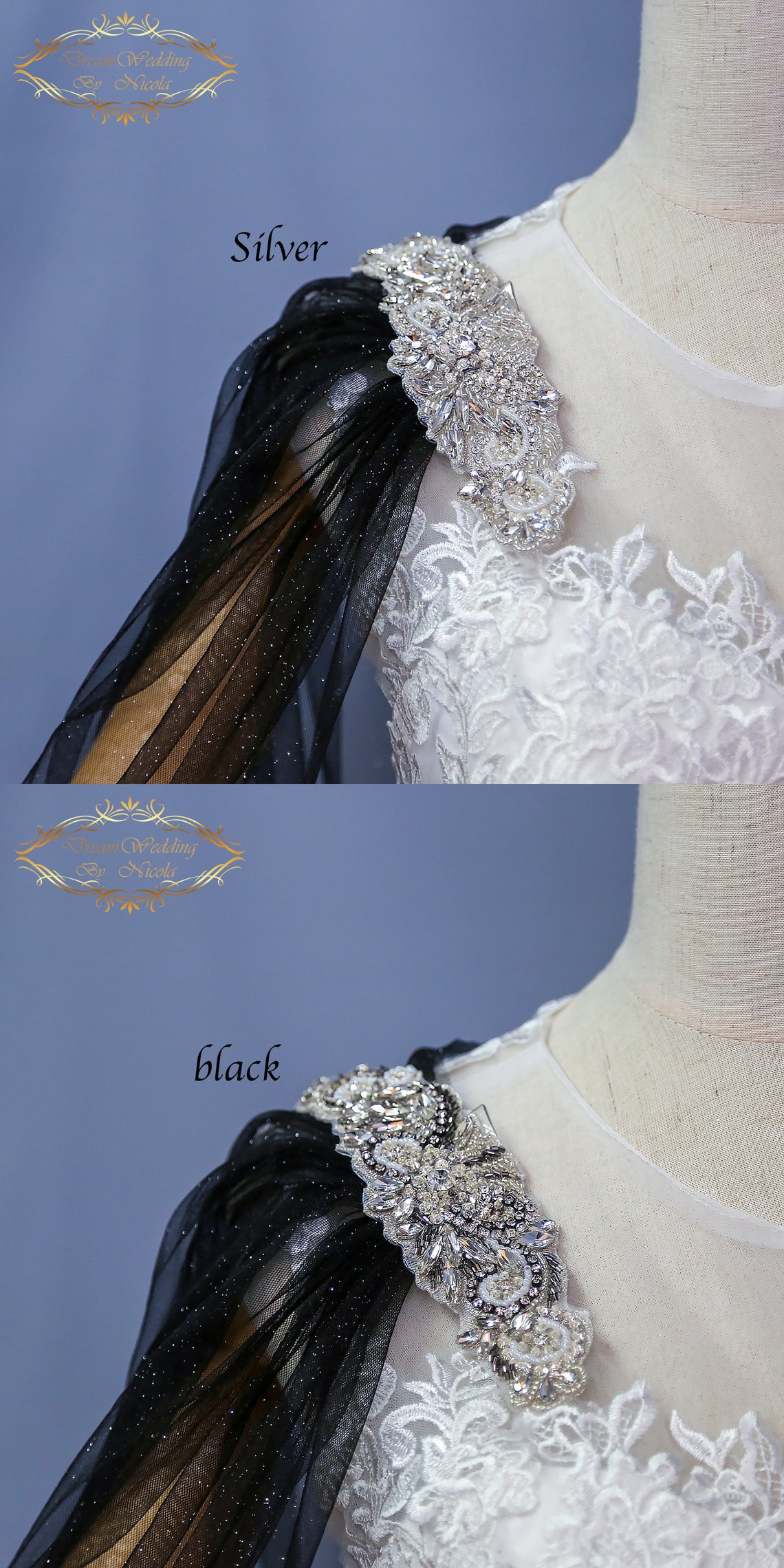 pearl wedding cape
