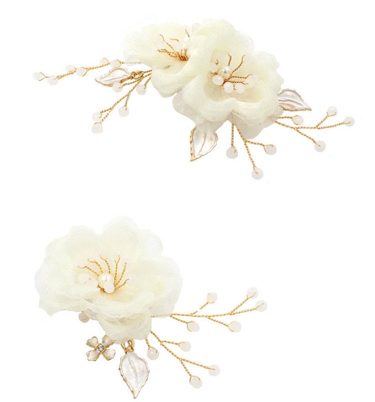 Bridal Flowers Hair Pins - Nina Floral Pins #hair #brooch #casual