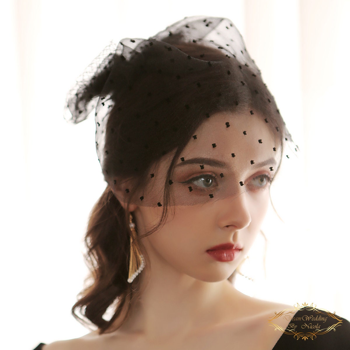 NEW Black Birdcage Veil Bird Cage Bridal Veil Wedding Veil Etsy