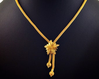 22K Gold Beaded Chain Gold Chain Gold 
