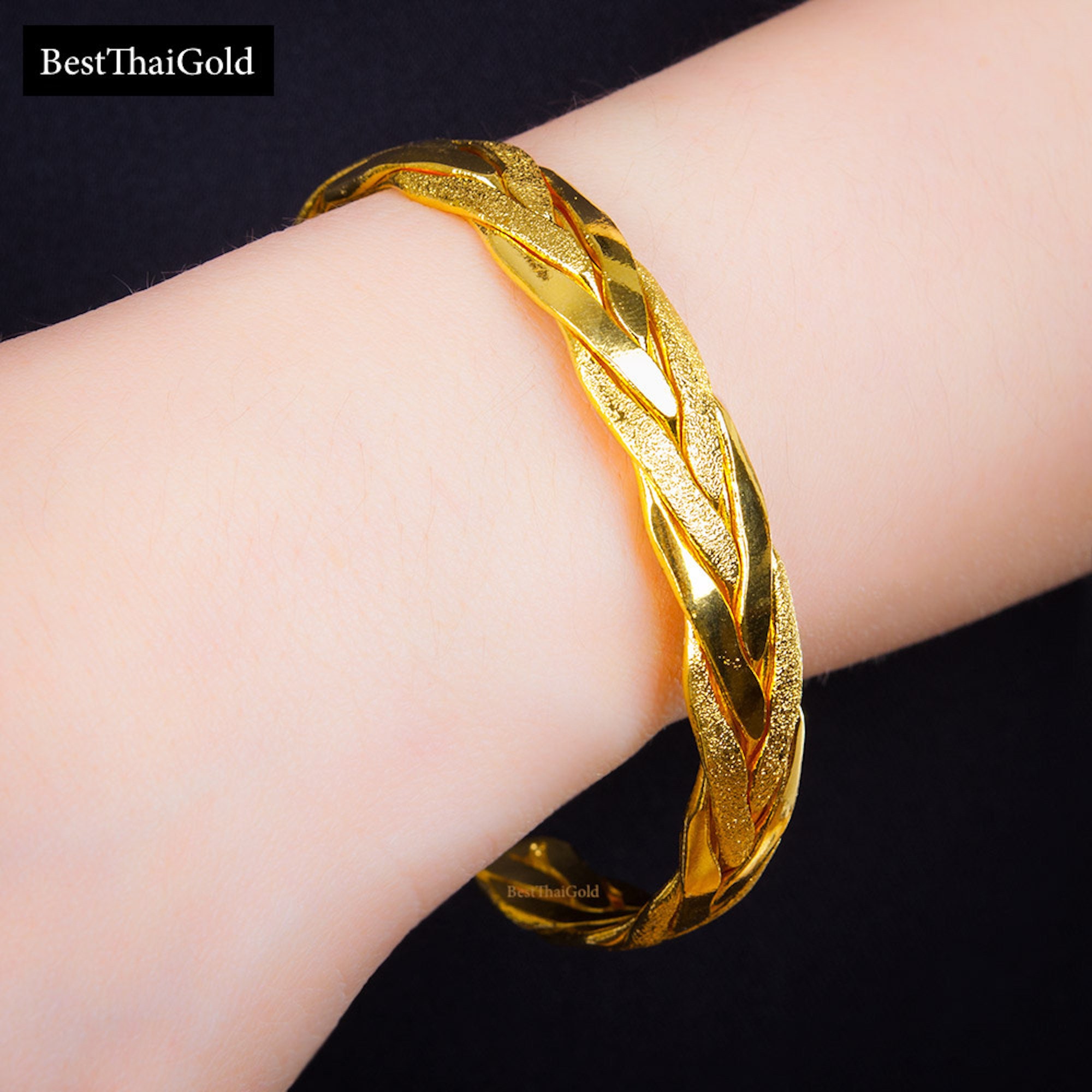 24 karat sale gold bangle bracelet