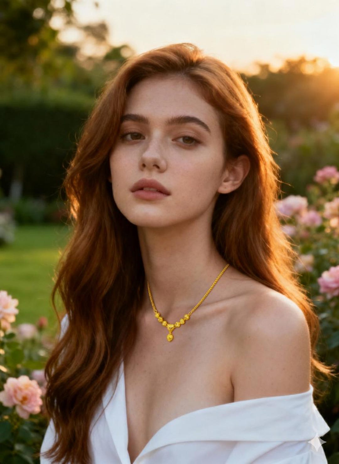 Collier Or Jaune Plaqué 24 Carats - Longueur 24 Pouces, 3.5 Mm, Style Chaîne, Provenance Thaïlande