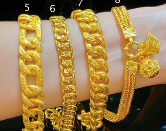 23k Gold Chain - Etsy