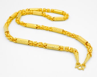 Asian 24k Gold Chain - Etsy Canada