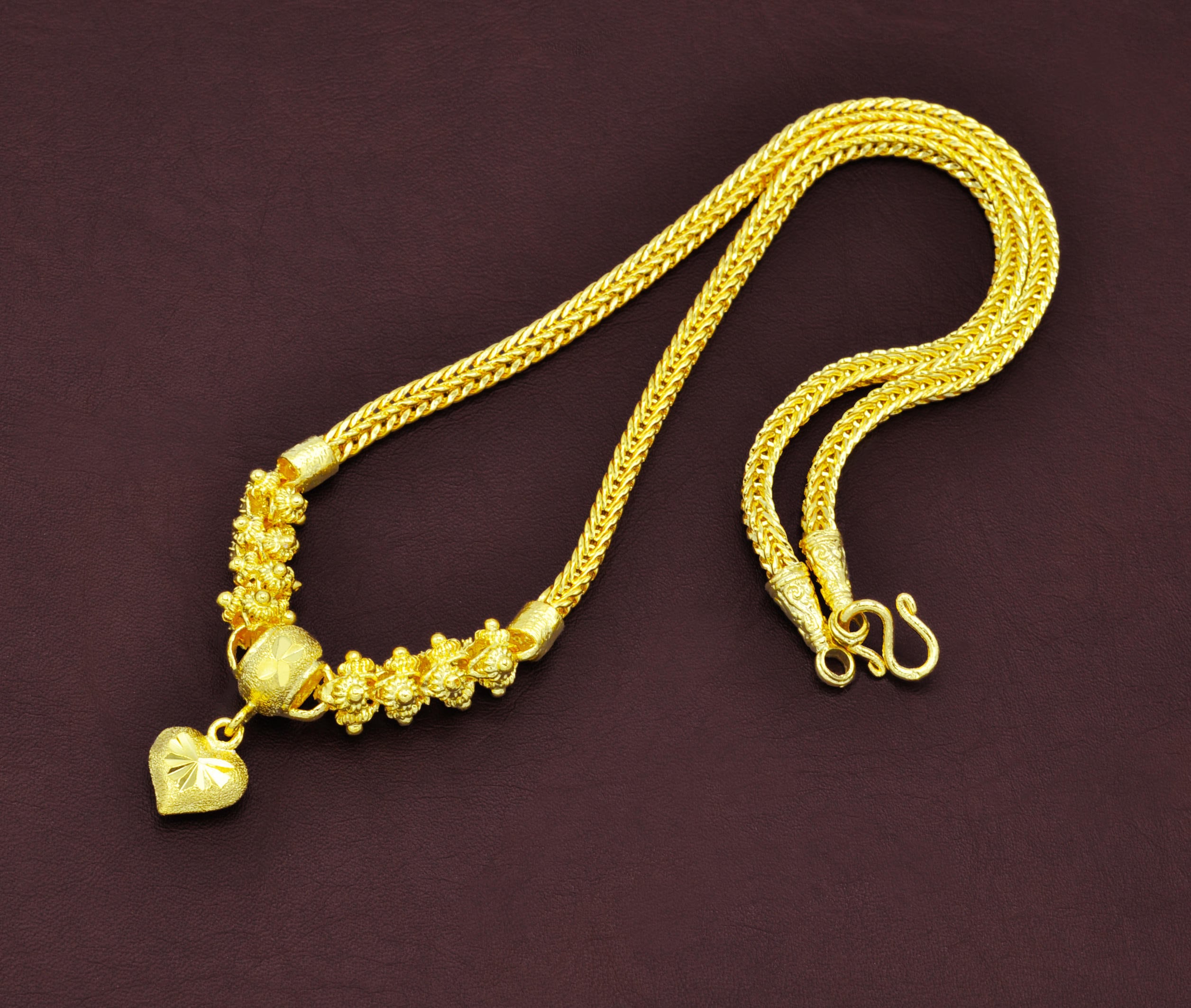 Gold necklace 24 carat price hot sale