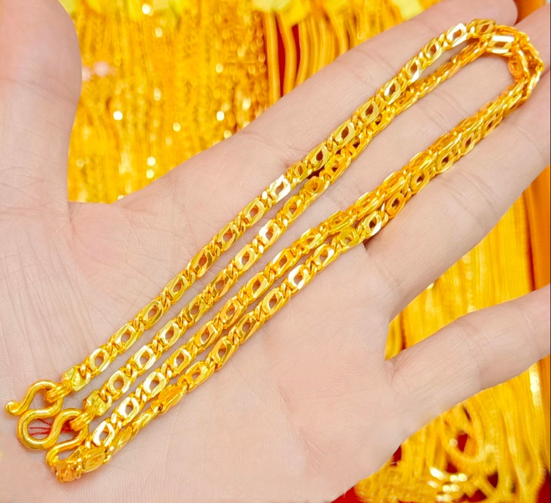 2 Baht,real Gold Chain,real Gold Necklace,thailand Gold Jewelry,baht