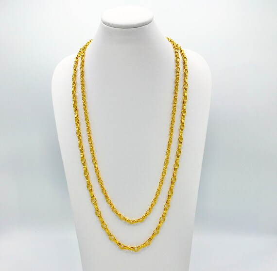 Collana da uomo con catena a serpente placcata in oro giallo 24 Collana da uomo con catena a serpente placcata in oro giallo 24