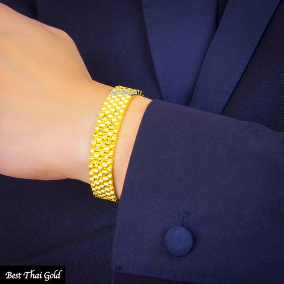 24k gold plated bracelet