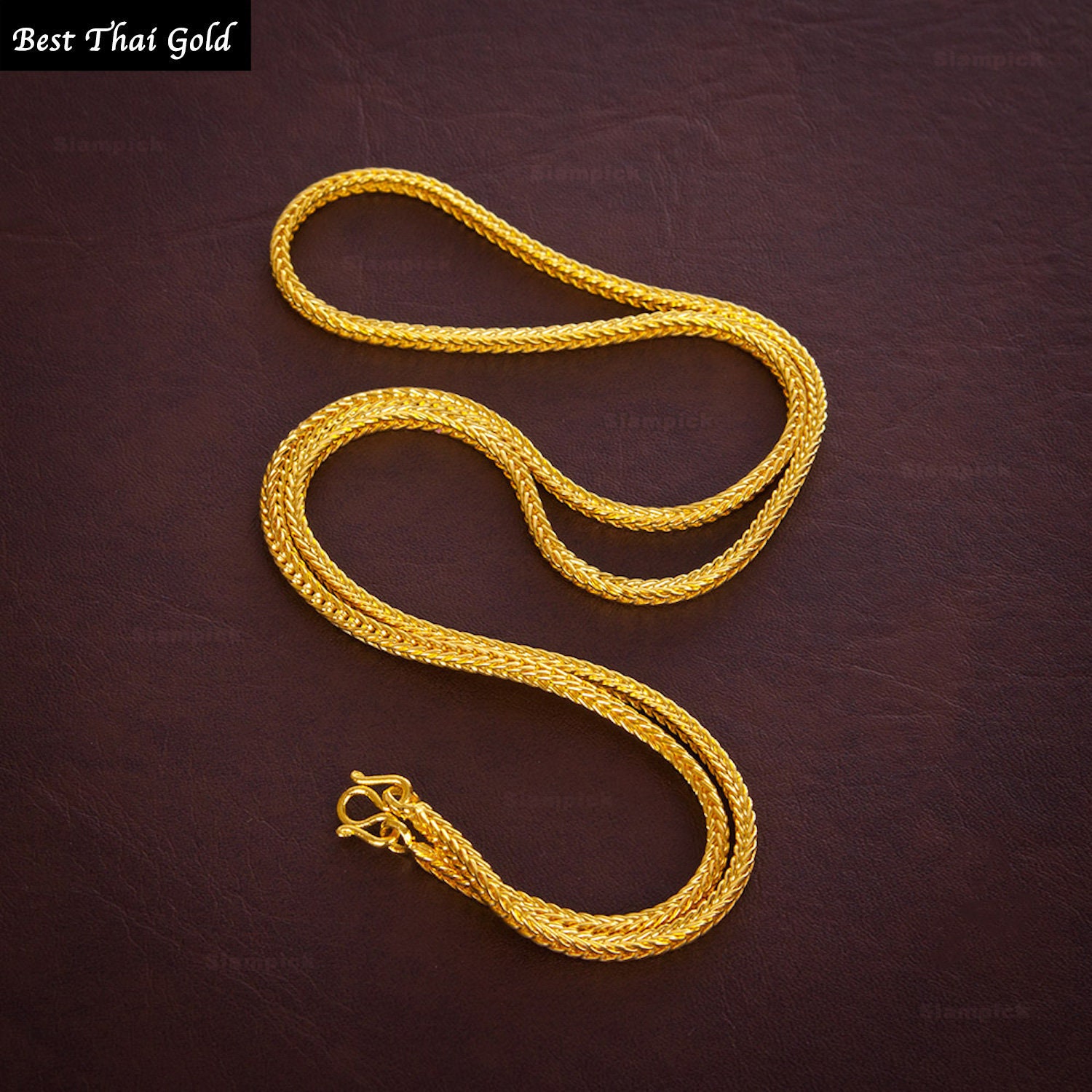 Snake Chain NecklaceMan Gold ChainMens JewelryThai Baht Etsy